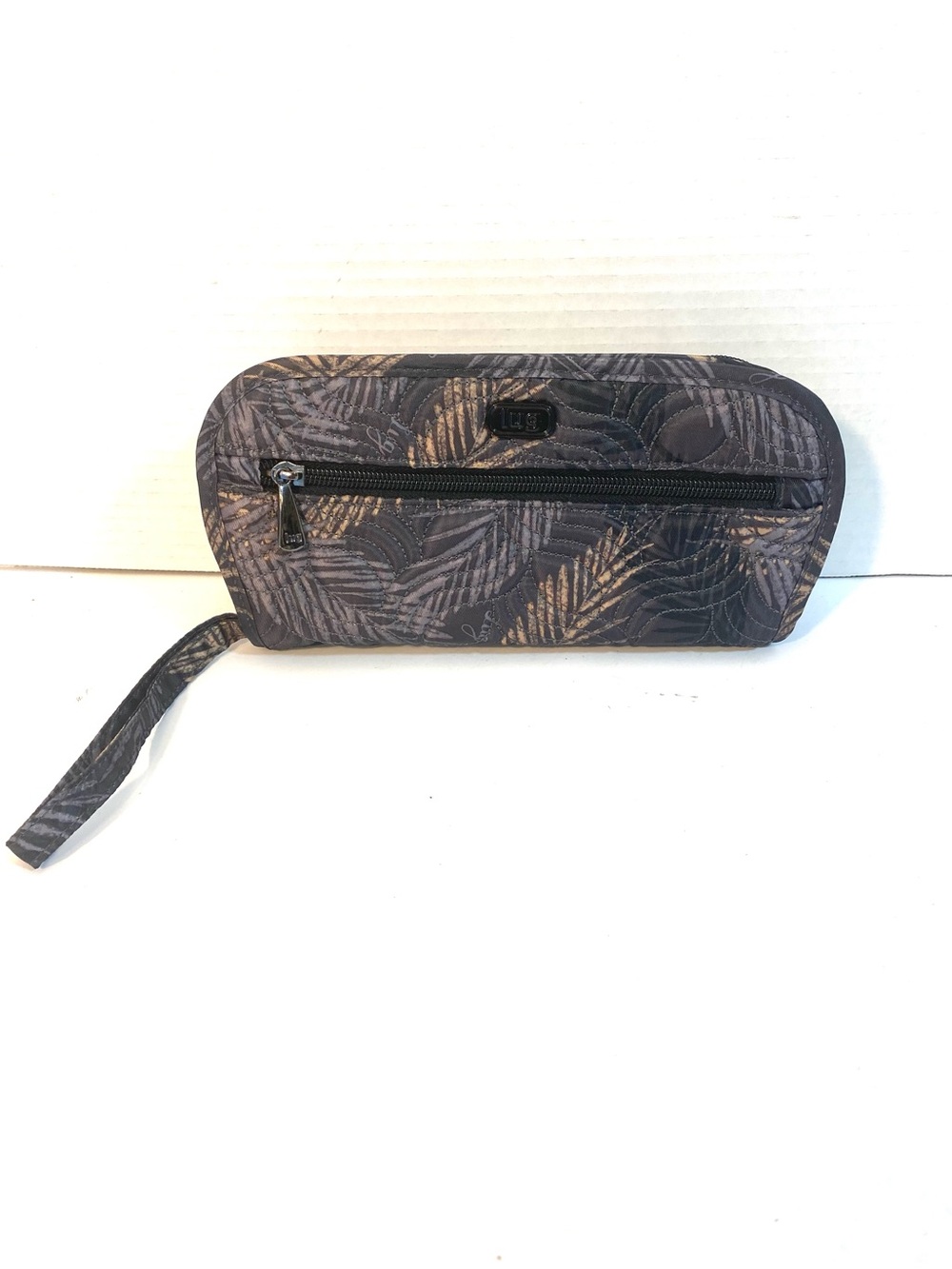 LUG Flipper Jewelry Travel Organizer Multi-Compartment Wristlet Tropical Fog